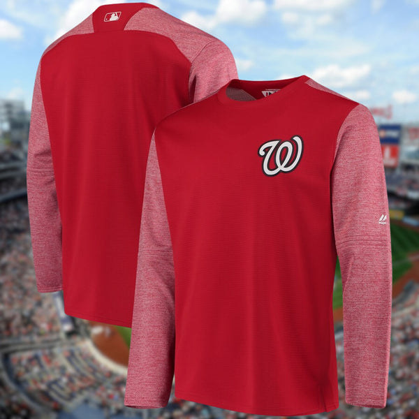 Washington Nationals Game Worn Majestic On-Field Tech Fleece Pullover Sz. XL