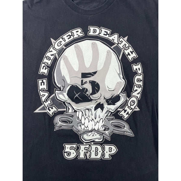 Five Finger Death Punch 5FDP One Two F*ck You Tee XL Black Bravado 2011