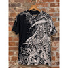 Xtreme Couture Affliction Skull Reaper MMA T-Shirt Men's L Black Y2K Vintage