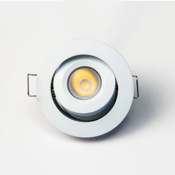 GM Lighting 12VDC Mini LED Dimmable Recessed Downlight 6W 375Lm 3000K 2-7/8 Inch