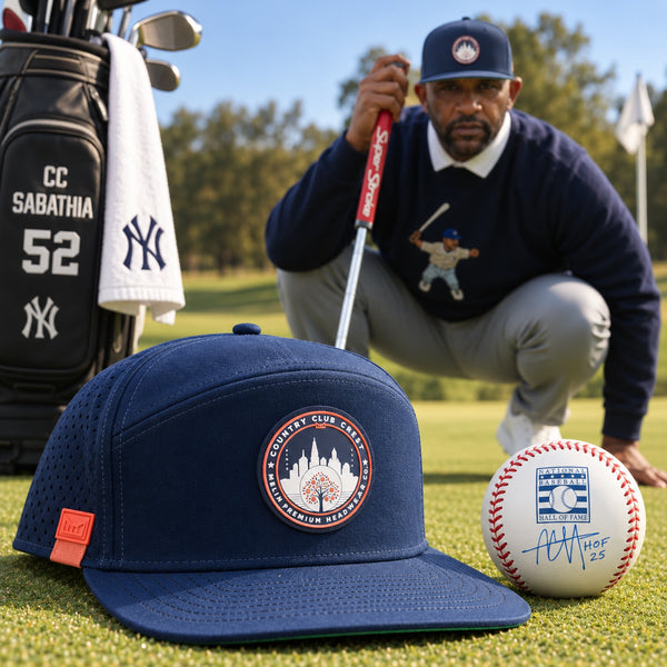 MELIN x CC Sabathia Country Club Crest Hydro Snapback Hat Classic Limited Rare