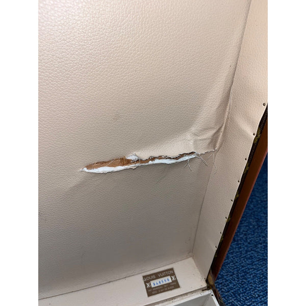 Louis Vuitton Rare Monogram "Ideal" Trunk Antique Steamer Travel Luggage