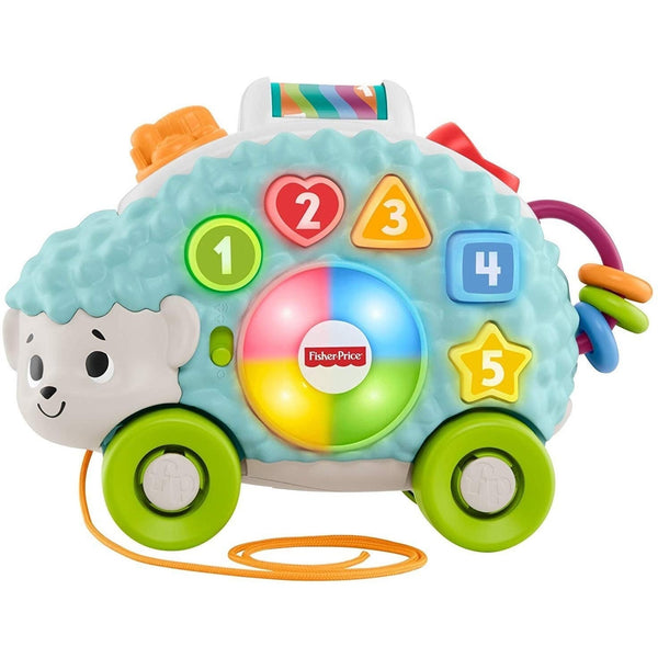 Fisher-Price Linkimals Happy Shapes Hedgehog Pull Toy Lights Music NIB