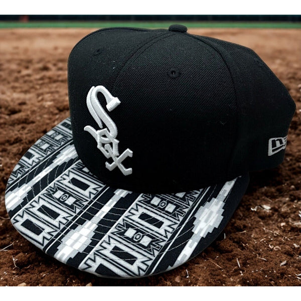 Chicago White Sox New Era Snapback Hat Aztec Tribal Brim NWT MLB