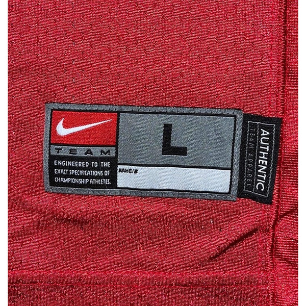 Rutgers Nike Football Jersey Brian Leonard 23 Mens Large Authentic Red Vintage