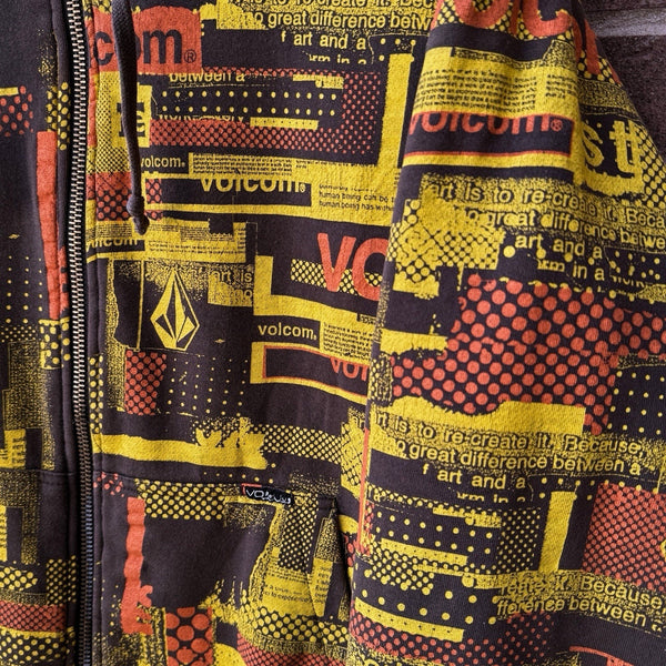 Volcom Ryan Sheckler Jessie Pinkman Y2K Sherpa Full Zip Hoodie Rare Sz L