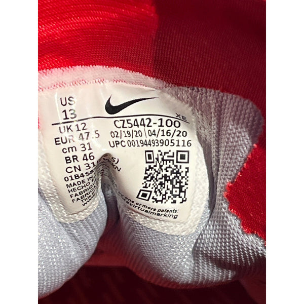 Nike Air Zoom Pegasus 37 Kansas City Chiefs NFL Running Shoes CZ5442-100 Sz 13
