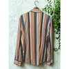Tecovas Flying T Foundation Weight Pearl Snap Shirt NWT Large Western Stripe