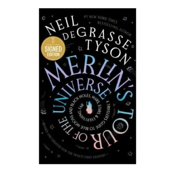 Neil deGrasse Tyson Signed Merlin's Tour of the Universe Book Astrophysics