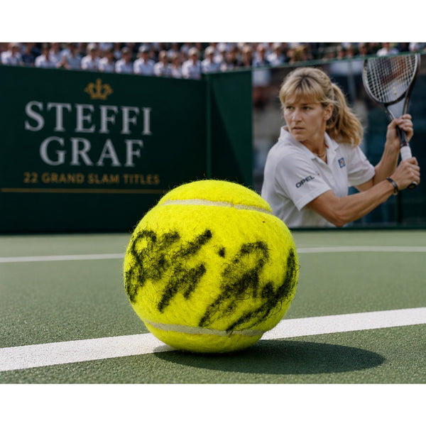 Steffi Graf Signed Autographed Top Flite 4 Tennis Ball Rare Grand Slam Legend