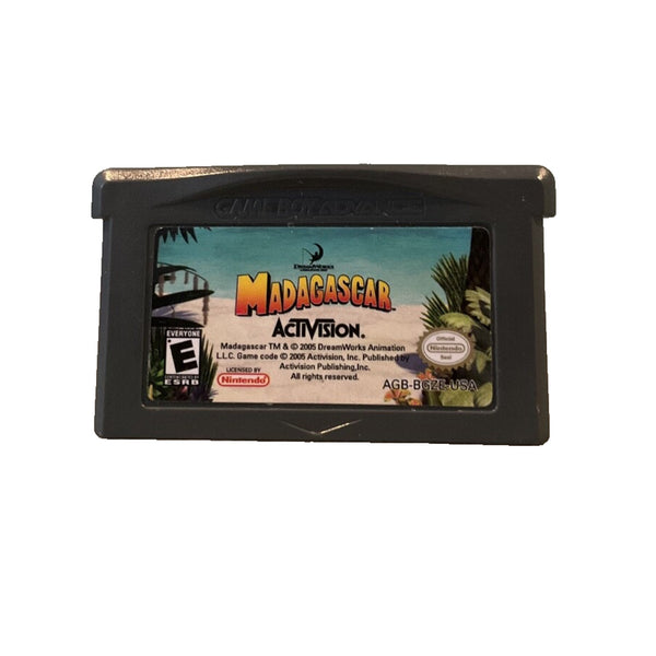 Madagascar (Nintendo Game Boy Advance, 2005) GBA Cartridge Only Authentic