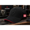 Tudor Born To Dare Baseball Cap Black Red Shield Logo Luxury Watch Hat NWOT