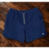 Rhoback Grit Gym Shorts 7" Lined Stretch Blue Athletic Large Performance NWOT