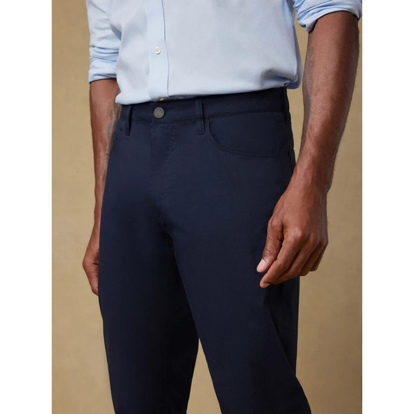 Faherty Reserve Movement 5-Pocket Pants Men's 34x30 Navy Stretch Chino