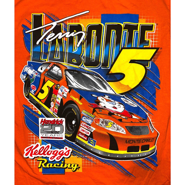 Terry Labonte 2004 Kellogg's Racing Tony Tiger AOP T-Shirt Sz. M VTG