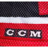 New Jersey Devils CCM NHL Away Jersey Blank Red Mesh L Sports Hockey Vintage