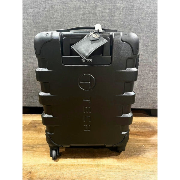 TUMI T-Tech International Carry-On Hard Case Luggage Black 4 Wheels Spinner 22”