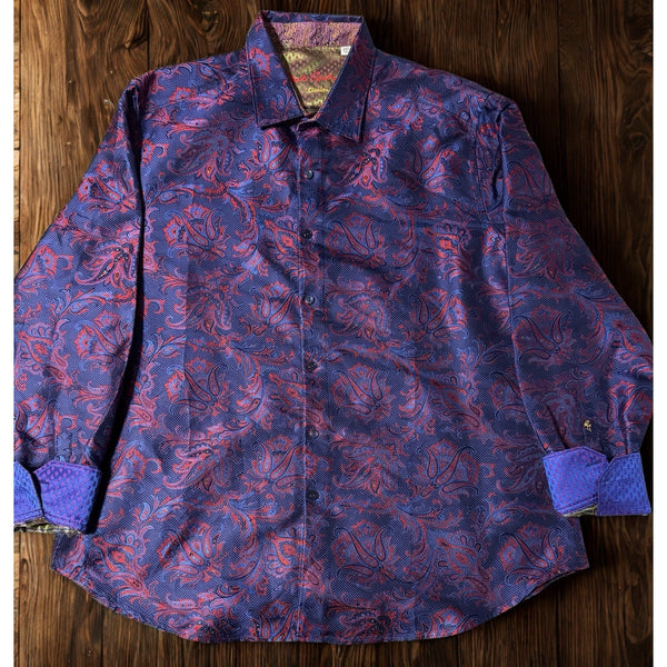 Robert Graham Doosland Stane Limited Edition Silk Shirt 3XL Classic Paisley NWOT