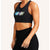 Peloton Womens Small Black SU221 Pace High Neck Sports Bra NWT