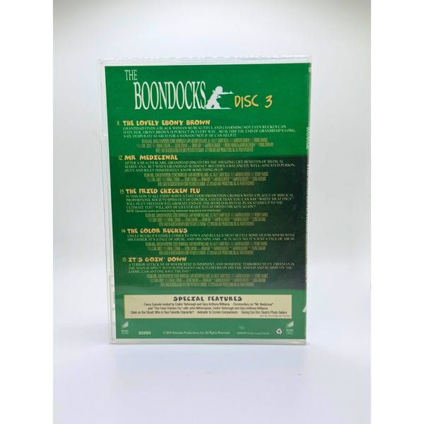 The Boondocks: The Complete Third Season (DVD, 2010, 3-Disc Set) EUC