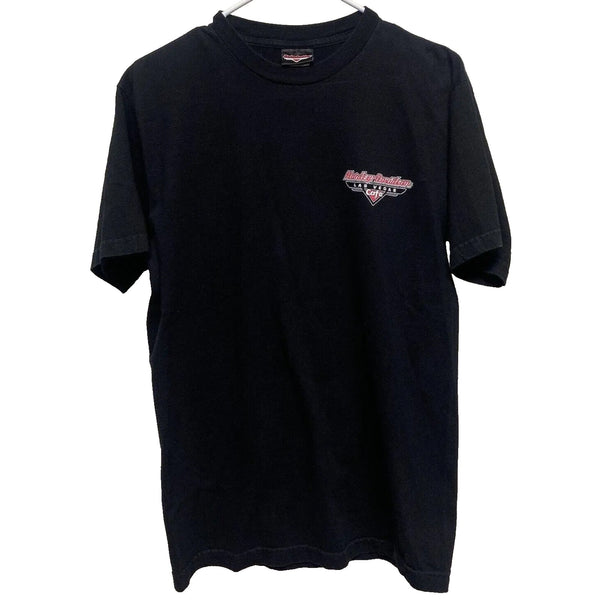 Harley Davidson Cafe Las Vegas Motorcycle XL No Tag 22x29 Biker T Shirt Tee Y2K