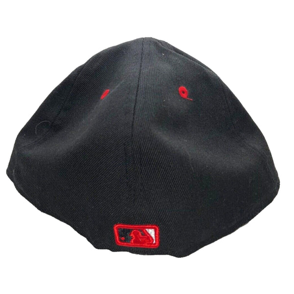New York Yankees New Era Men's Fitted Cap Black Red Camo 59FIFTY Sz. 7 5/8