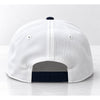 LIV Golf Flexfit 110 Rope Snapback Hat White Navy Adjustable Yupoong