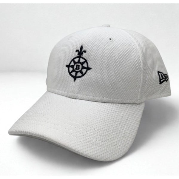 Bayonne Golf Club New Era Golf Hat Strapback White Harbor Cup Performance Cap