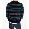 J.Crew Lambswool Crewneck Sweater Men’s Large Tartan Stripe Knit Pullover