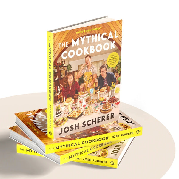 Mythical Cookbook Signed By Rhett & Link & Chef Josh Scherer GMM Good Morning
