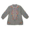 Johnny Was Bethanie Embroidered Rayon Floral Tunic Top Women Size 2XL C28318-4