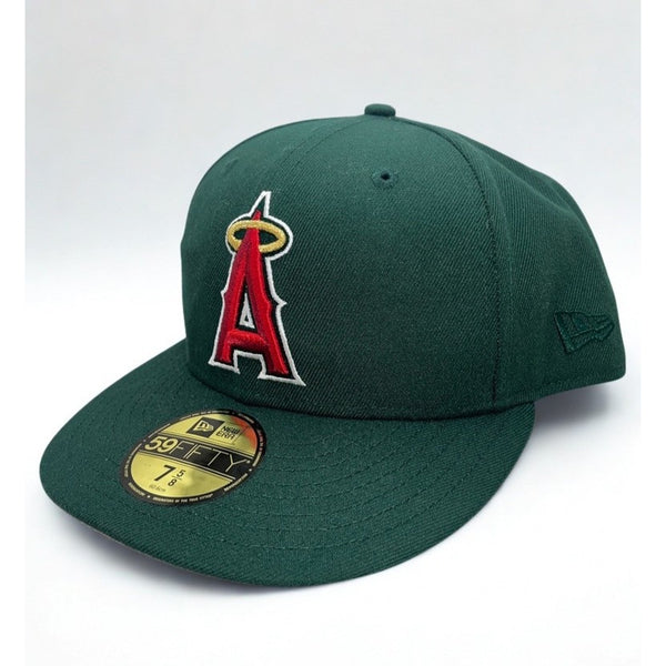 Los Angeles Angels 35th Anniversary New Era Fitted Hat 7 5/8 Sports World 165