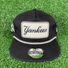 New York Yankees New Era The Golfer Rope Hitch Snapback Hat Navy MLB Patch Cap