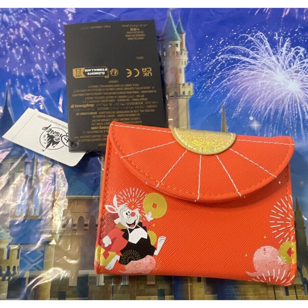 Disney Parks 2023 Lunar New Year Loungefly Wallet Year of the Rabbit NWT