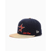 Houston Astros Astrodome Just Don New Era 59FIFTY Fitted Hat 7 1/8 Navy Rare