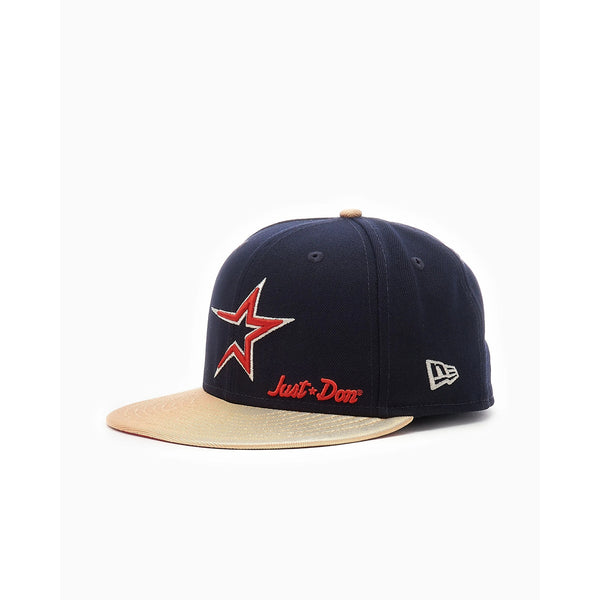 Houston Astros Astrodome Just Don New Era 59FIFTY Fitted Hat 7 1/8 Navy Rare