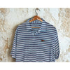 Peter Millar Crown Seaside Stripe Polo L Drirelease Baltusrol Golf Logo