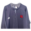 Rutgers University Adidas 1/4 Zip Long Sleeve Windbreaker NCAA Baseball Sz. 2XL