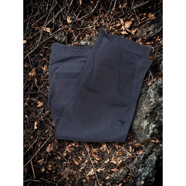 Prana Cropped Pants Womens M Gray Belted Hiking Capri Lightweight Stretch