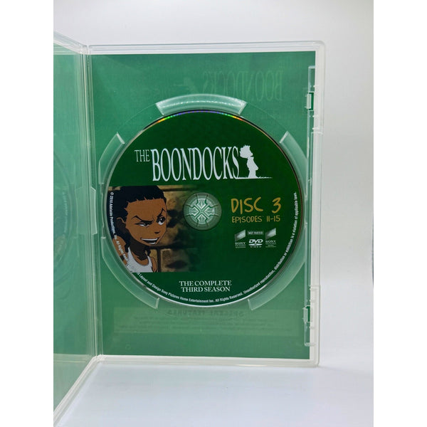 The Boondocks: The Complete Third Season (DVD, 2010, 3-Disc Set) EUC