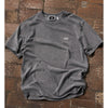 Kith Vintage Sunfaded Washed Gray Logo Crewneck T-Shirt Small Cotton Cut Hem USA