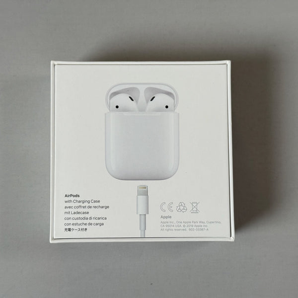 Apple AirPods 2nd Generation A2031 A2032 A1602 MV7N2AM/A w/ Case EUC Boxed