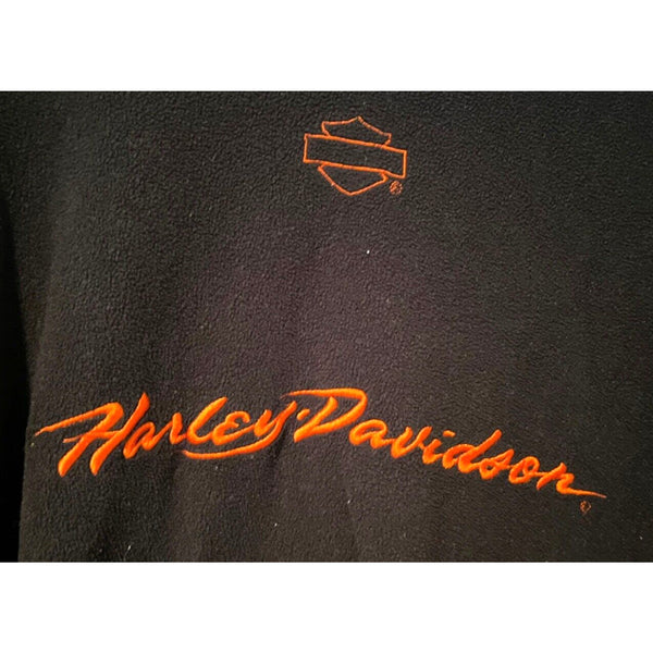 Harley Davidson Smoke Mountain Fleece Jumper Sweatshirt Pullover Motorcycle Sz M