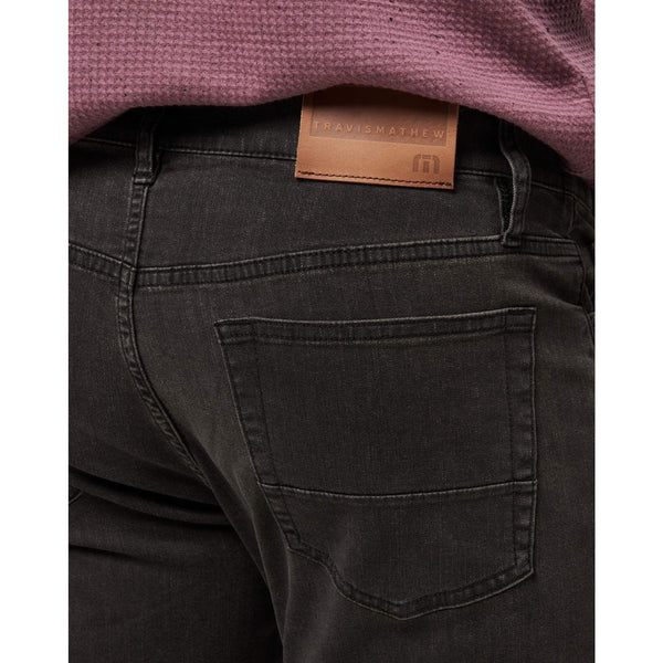 Travis Mathew Legacy Featherweight Stretch Jeans Vintage Charcoal Mens 38x34 NWT