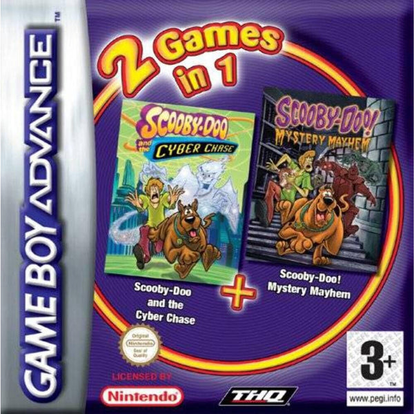 Scooby Doo Double Pack Nintendo Game Boy Advance Mystery Mayhem & Cyber Chase