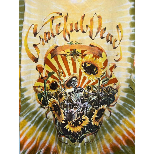 Grateful Dead Vintage 1994 GDM Richard Biffle Grateful Grower Sunflower XL Tee