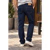 Mott & Bow Oliver Straight Jeans 35x30 Navy Blue Stretch Denim Slim Premium