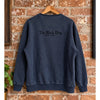The Black Dog V Stitch Crewneck Sweatshirt Medium Navy Blue Martha's Vineyard