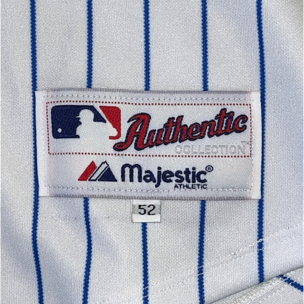 New York Mets David Wright 1986 Turn Back The Clock Pro Cut Majestic Jersey 52