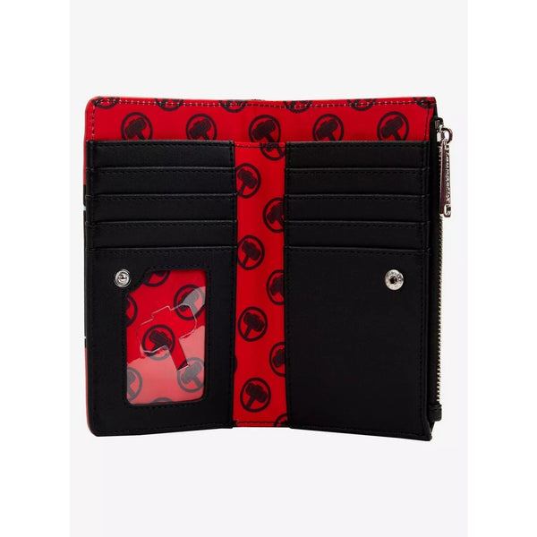 Loungefly Marvel Thor: Love And Thunder Armor Flap Wallet NWT